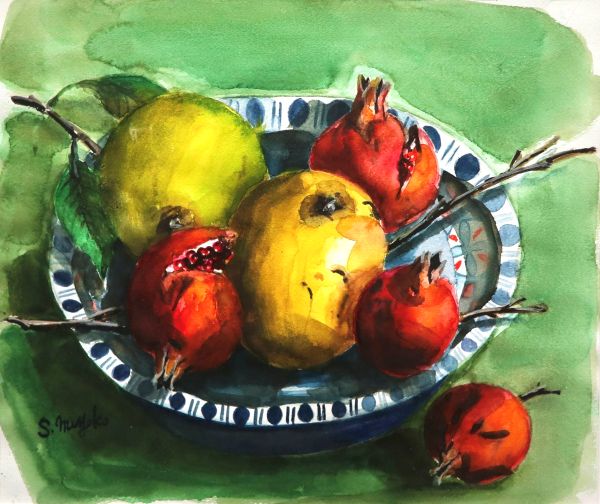 第74回 光陽展　酒居　美代子（サカイミヨコ）秋果 水 F8